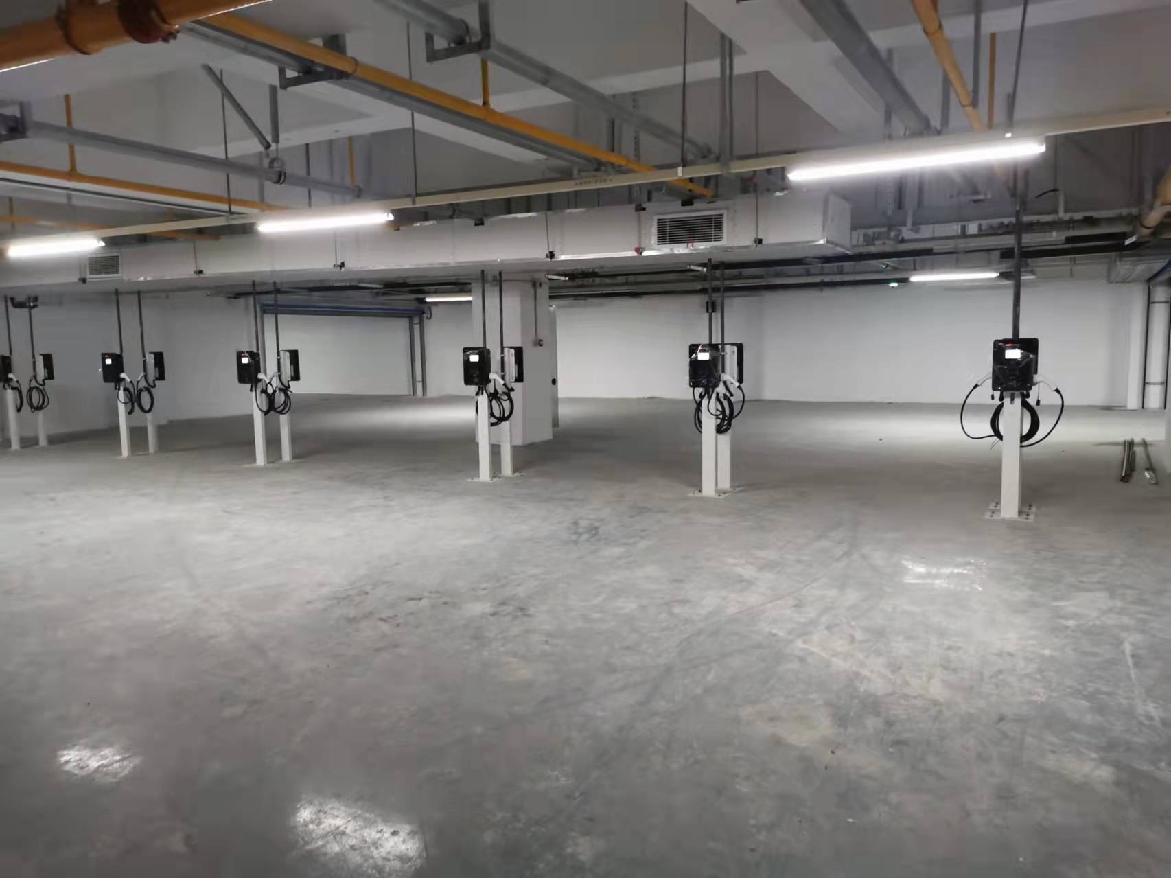 地下停车场充电桩应用案例